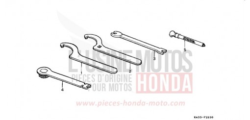 OUTILS CR125RJ de 1988